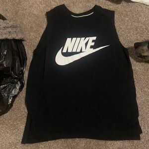 black nike muscle tank